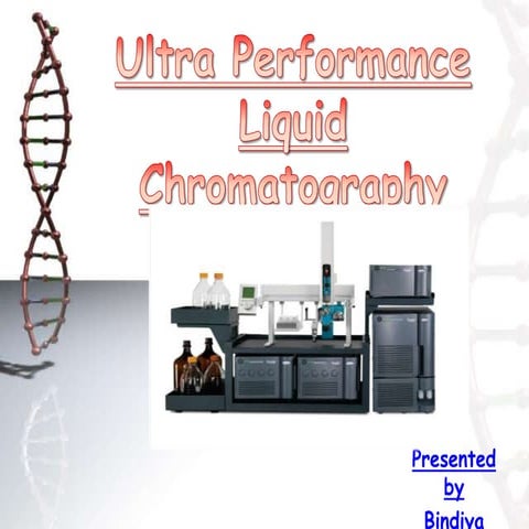 Ultra performance liquid chromatography