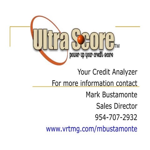 Ultra Score Presentation