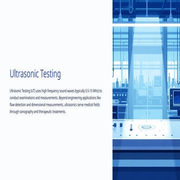 Ultrasonic-Testing Non distractive test technique