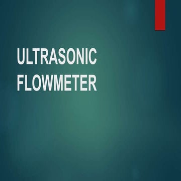 Ultrasonic flowmeter 