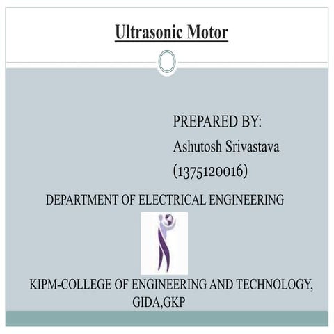 Ultrasonic motor