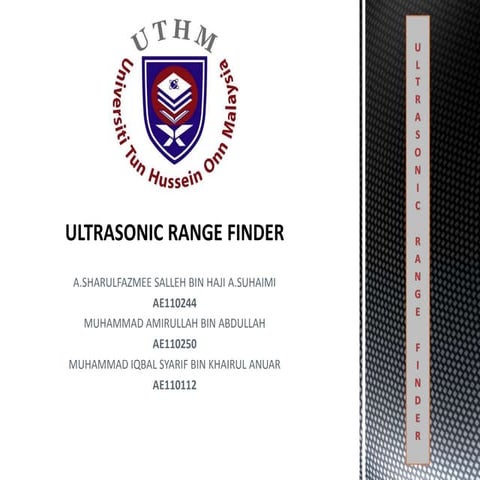 Ultrasonic range finder