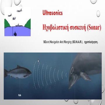 Ultrasonics Sonar
