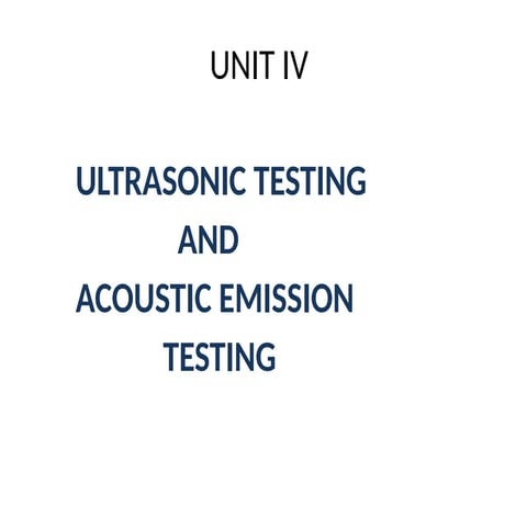 Ultrasonic Test to be done under prelimities.pptx