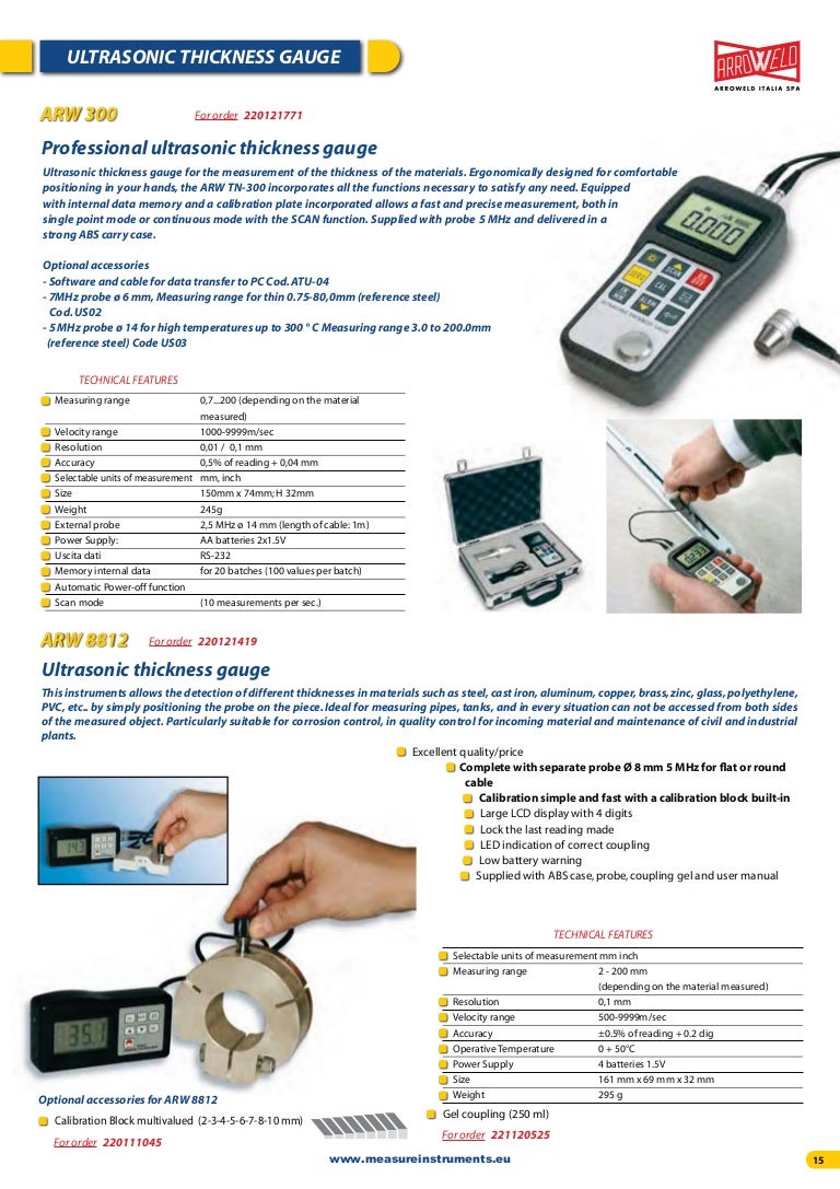 Ultrasonic thickness gauge