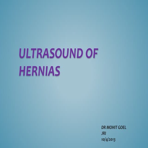 Ultrasoud hernia