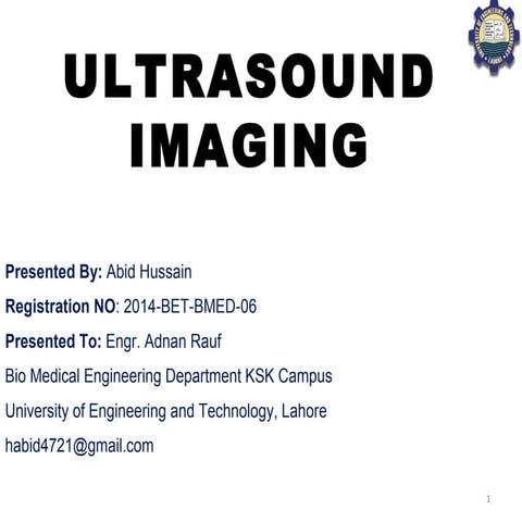 Ultrasound imaging