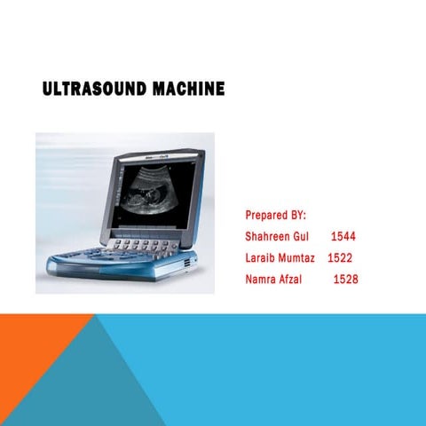 Ultrasound machine
