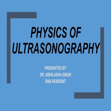Ultrasound physics