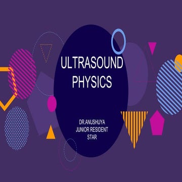Ultrasound physics 2019