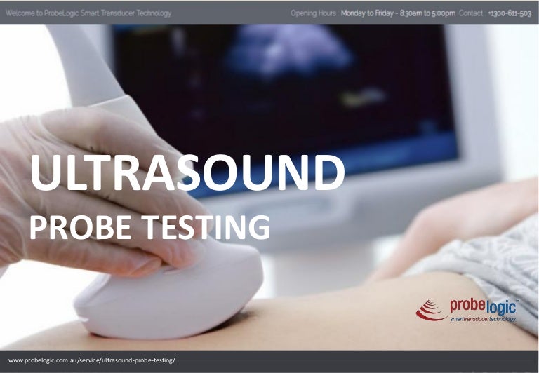 Ultrasound probe testing