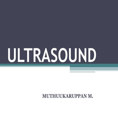 Ultrasound therapy