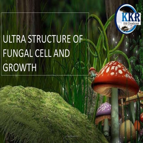 ULTRA STRUCTURE OF FUNGAL CELL AND GROWTH