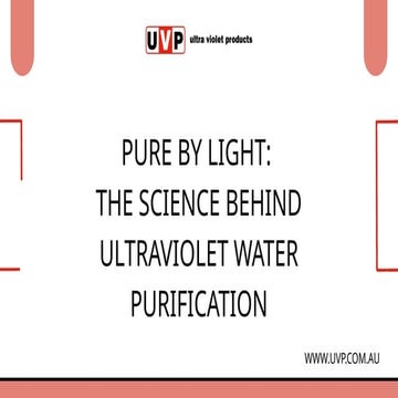 Ultraviolet Light Water Purification.pptx