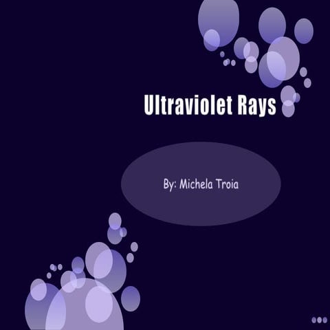 ULTRAVIOLET RADIATION THERAPY (UVR) | PDF