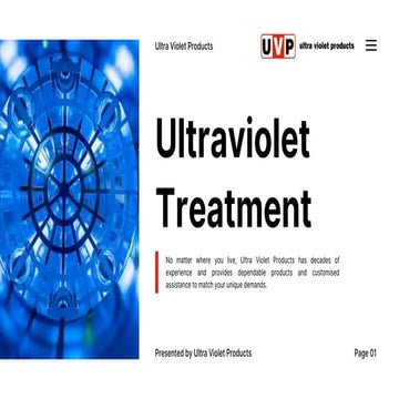 Ultraviolet Treatment|Ultra Violet Products.pdf