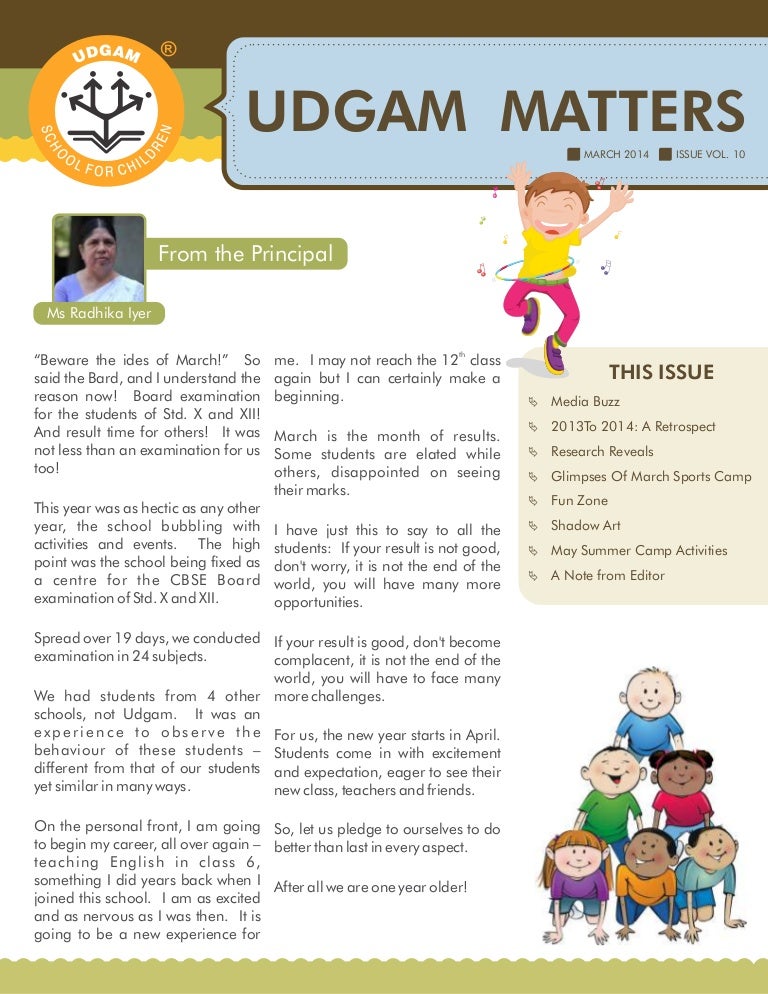 Udgam Matters March 2014