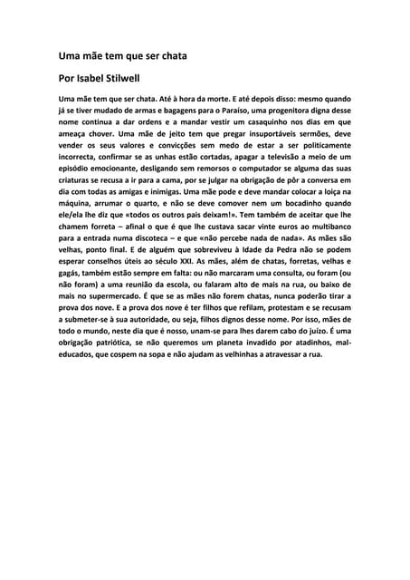 Uma.mãe. tem.que.ser .chata