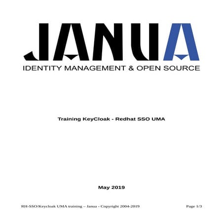 TOC training Keycloak RedhatSSO UMA