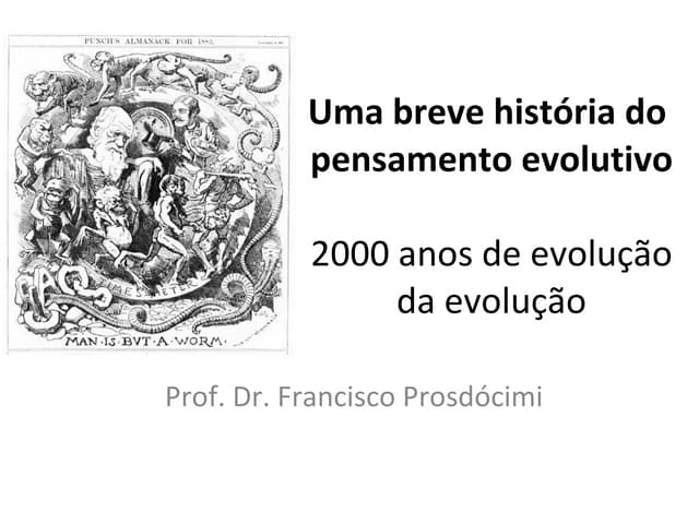 Uma breve história do pensamento ev...