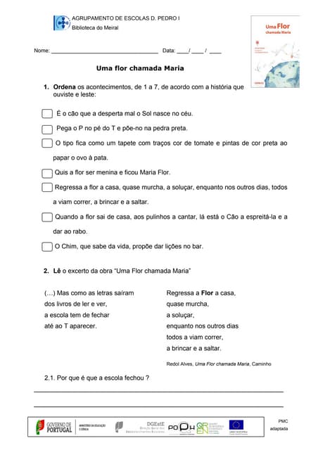 Uma flor chamada maria