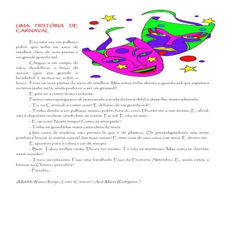 Uma história de carnaval