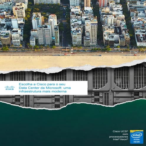 Uma infraestrutura mais moderna (data center) Cisco e Microsoft
