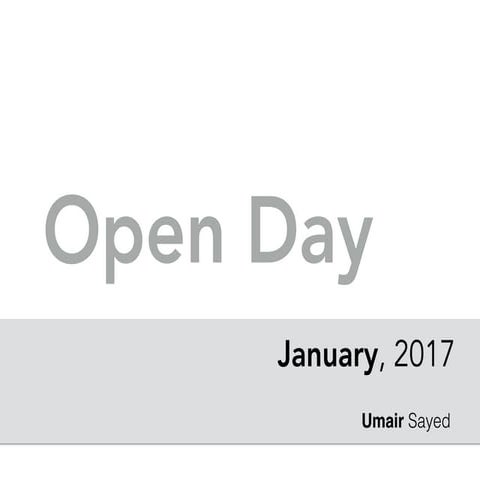 ERPNext / Frappe - Open Day for January 2017