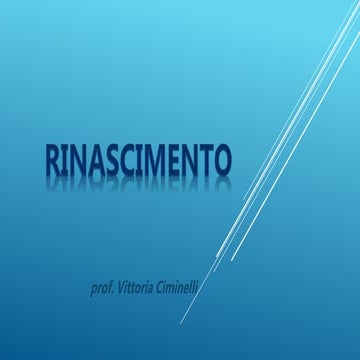 Umanesimo   rinascimento