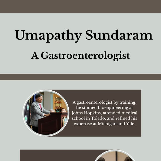 Umapathy Sundaram - A Gastroenterologist