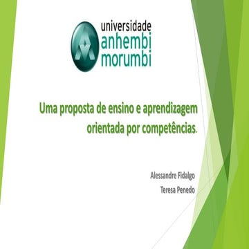 Uma proposta de ensino e aprendizagem