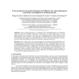 Uma proposta de padronização de obj...