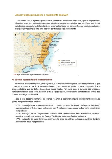 Uma revolução precursora