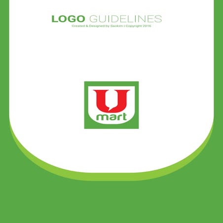 Bộ quy chuẩn thiết kế logo siêu thị U-Mart
