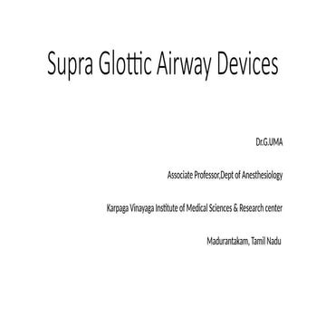Uma SGA clirnet(1).pptx for postgraduates in anesthesiology