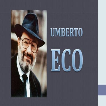 Umberto eco