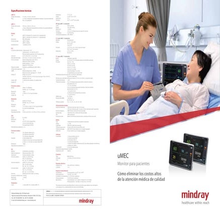 MONITOR MULTIPARAMETROS UMEC | PDF