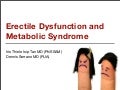 Metabolic Syndrome and Erectile Dysfunction
