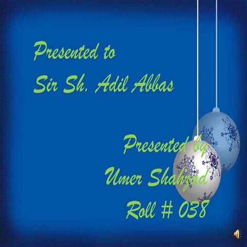 Umer's presentation on friendship | PPTX