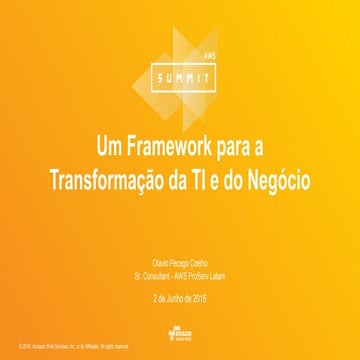 Um framework para a Transformaçao da TI e do Negócio 