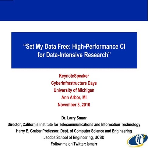 Set My Data Free: High-Performance CI for Data-Intensive Research