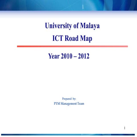 UM ICT Road Map