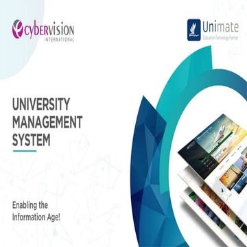 University Management System | CyberVision International | Business Automatio...