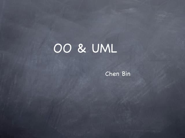 OO & UML