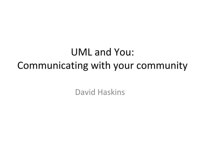 UML and You