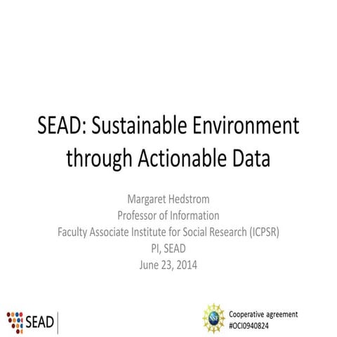 Presentation to the UM Library Emergent Research Series