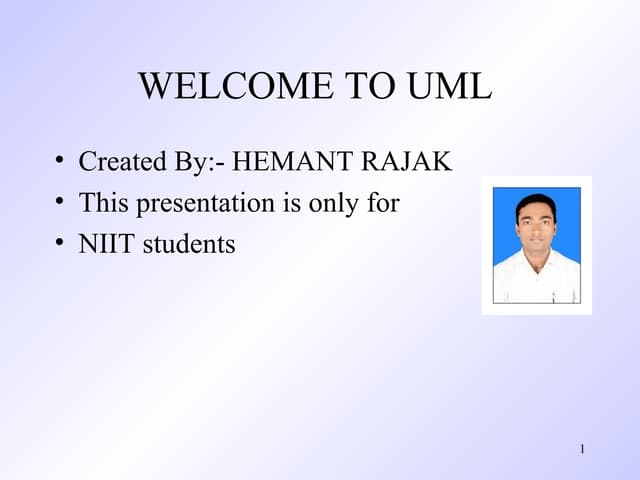 UML (Hemant rajak)