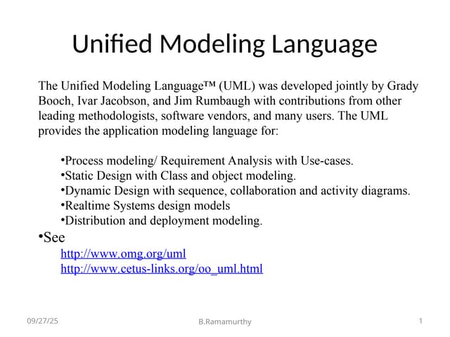 UML Slides containing great explanation of uml and its detail.ppt