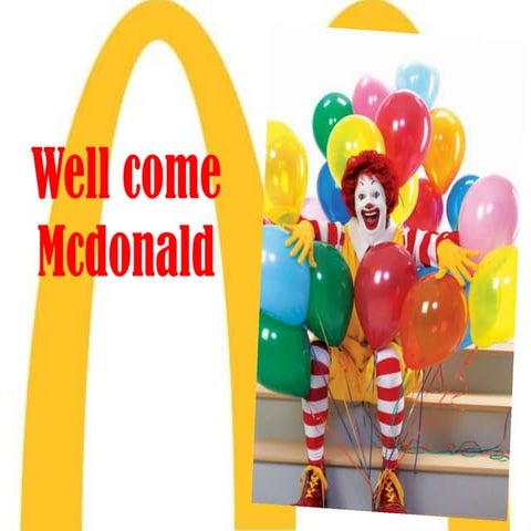 McDonald Comparative Analysis