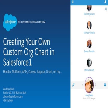 Creating Your Own Custom Org Chart in Salesforce1